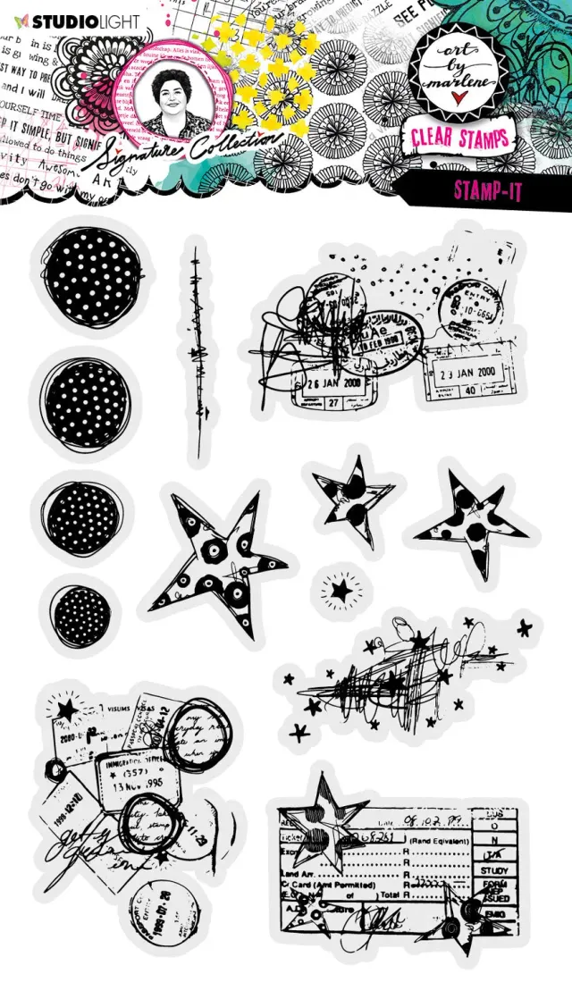 StudioLight Art by Marlene Signature Clear Stempel Stamp-it