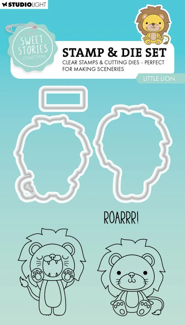 Studio Light Sweet Stories Little Lion Stempel Stanzform Set