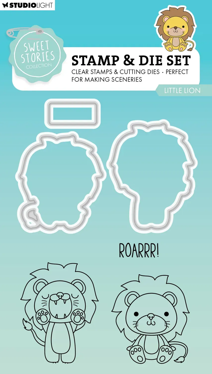 Studio Light Sweet Stories Little Lion Stempel Stanzform Set
