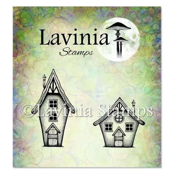 Lavinia Stamps Woodland Cottages Stempel Photopolymer