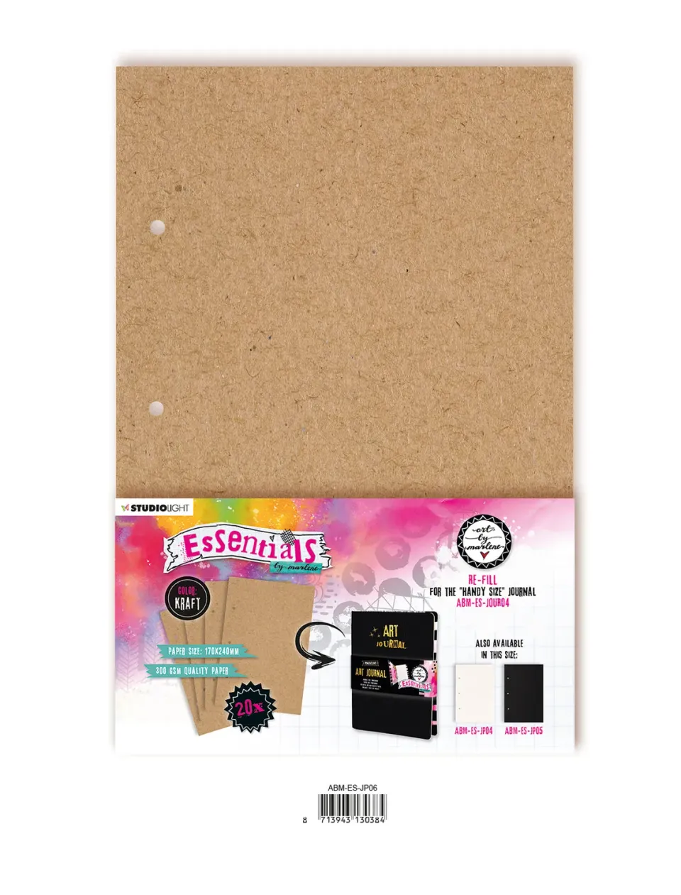 Art by Marlene Essentials Journal Pages Kraft 20 Blatt