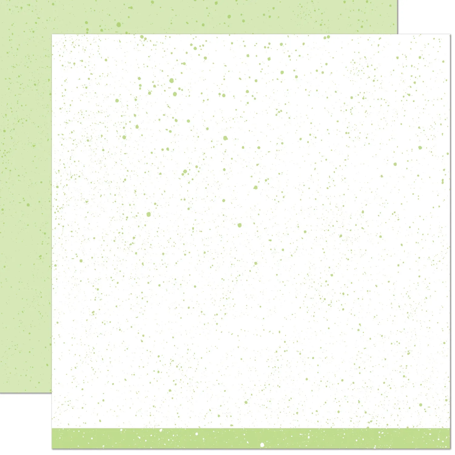 Lawn Fawn Spiffy Speckles Pesto Designpapier 12x12 12 Blatt