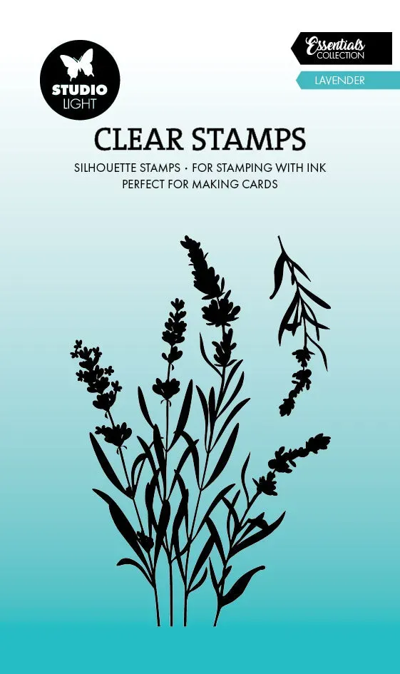 StudioLight Essentials Clear Stempel Lavender Blumenmotiv