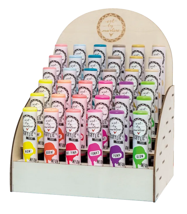 Art by Marlene Essentials Plywood Display für 36 Farben
