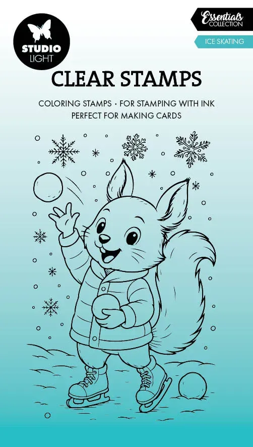 StudioLight Essentials Ice Skating Clear Stempel 74x105 mm