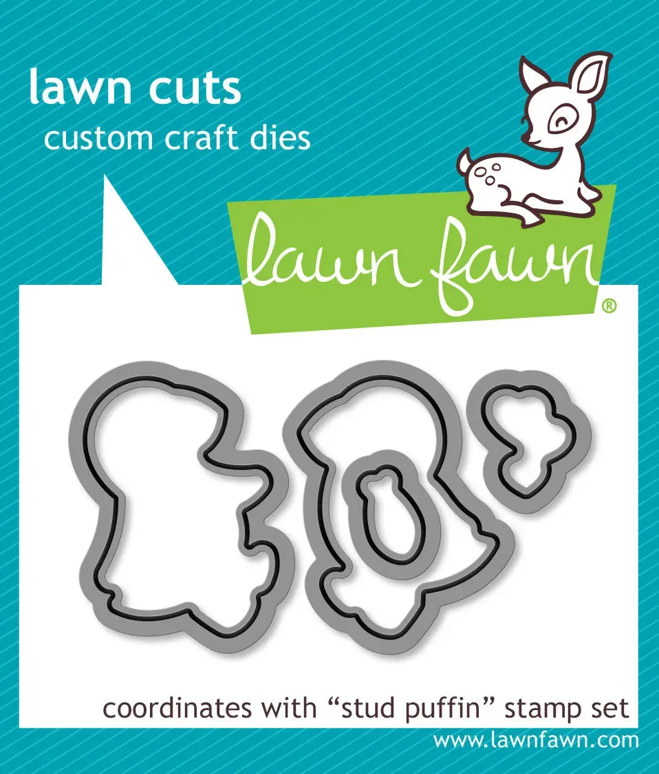 Lawn Fawn Stud Puffin Lawn Cuts Stanzschablonen Valentinstag