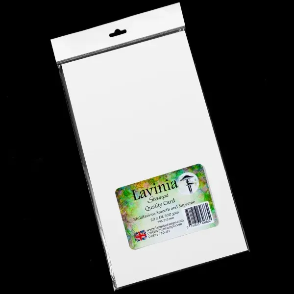 Lavinia-Stamps Multifarious Card DL Weiß Karten