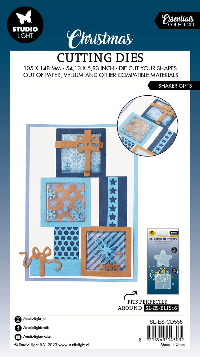 StudioLight Essentials Cutting Die Stanzform Shaker Gifts