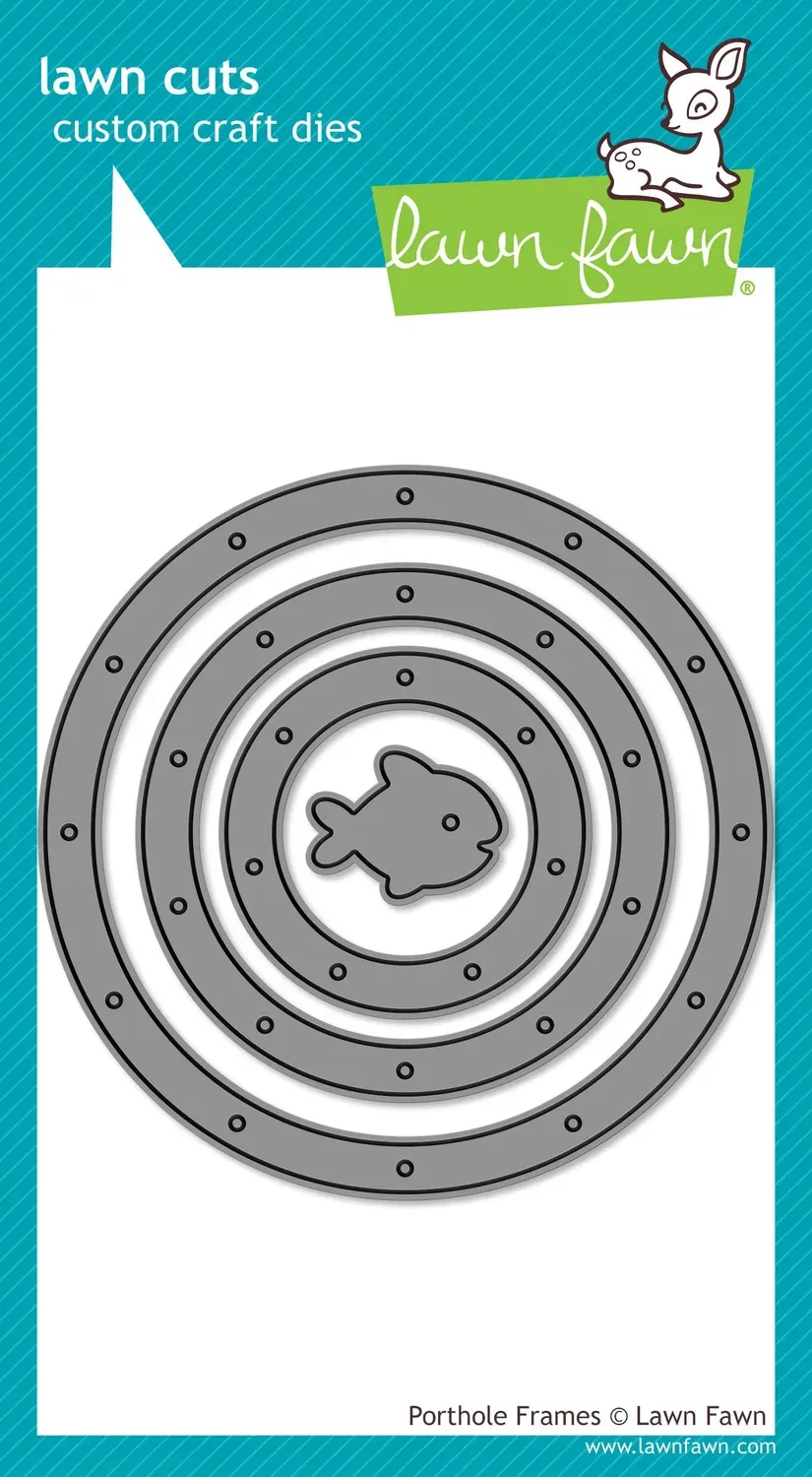 Lawn Fawn Porthole Frames Stanzen 3 Größen Shaker
