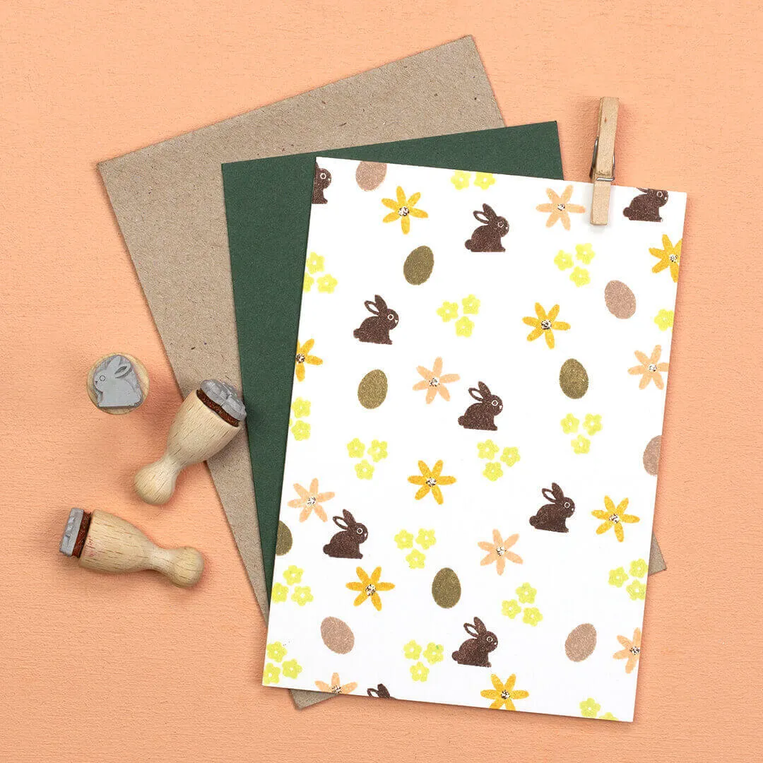Perlenfischer Häschen mini Stempel 9x10 mm Ostern