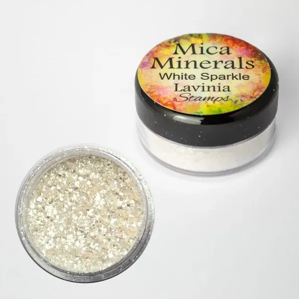 Lavinia Stamps Mica Minerals White Sparkle Glimmer