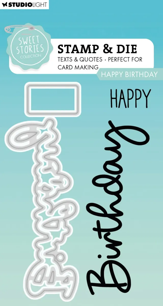 StudioLight Sweet Stories Happy birthday Stempel Stanze