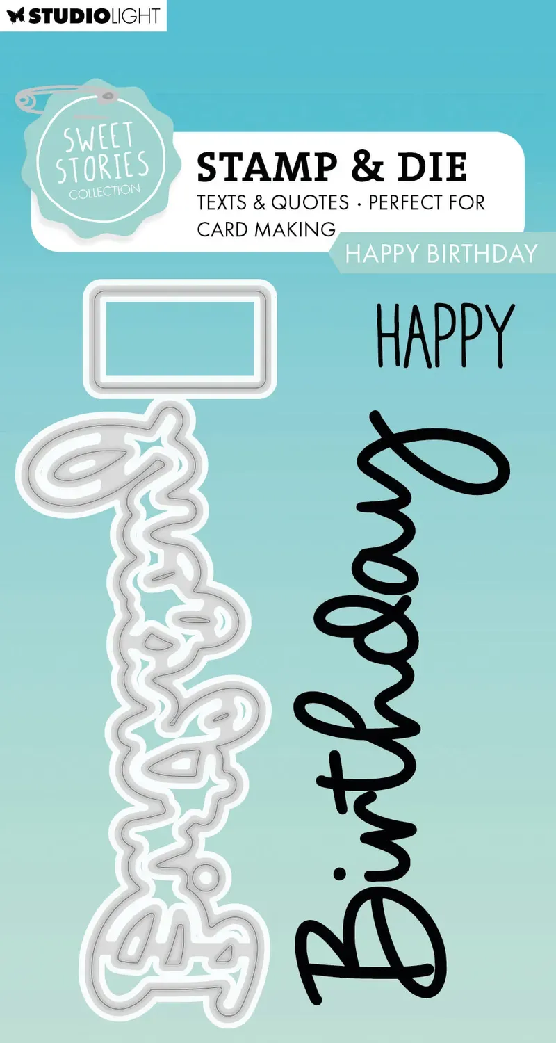 StudioLight Sweet Stories Happy birthday Stempel Stanze