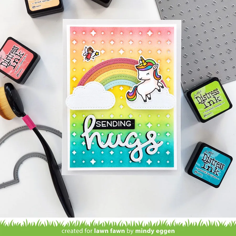 Lawn Fawn Sparkle Backdrop LF2353 Stanzschablone 14x10,8 cm