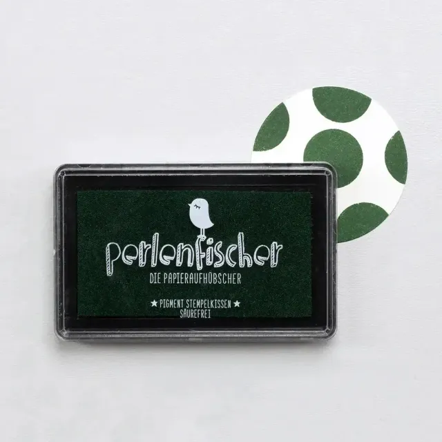 Perlenfischer Tanne Groß Stempelkissen Pigment grün