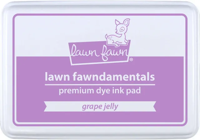 Lawn Fawn Grape Jelly Stempelkissen Lila Filzstift-Abdruck