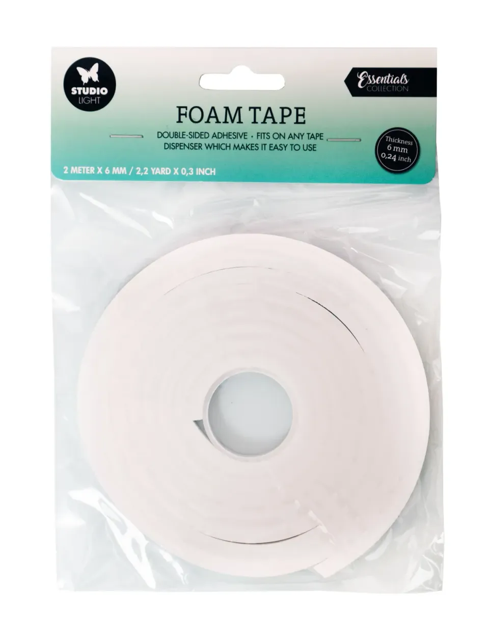 StudioLight Essentials Foam Tape doppelseitig 6 mm