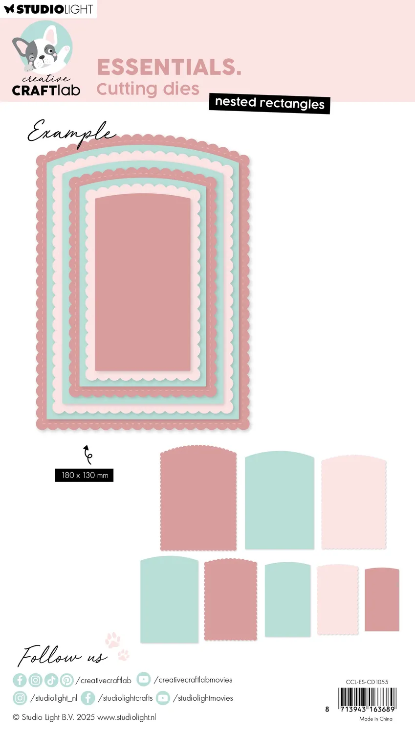 Creative Craftlab Essentials Nested Rectangles Dies Rechtecke