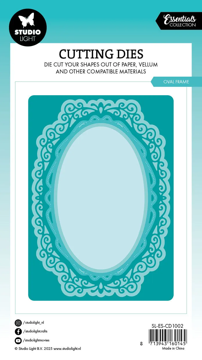 StudioLight Essentials Oval Frame Stanzschablone oval