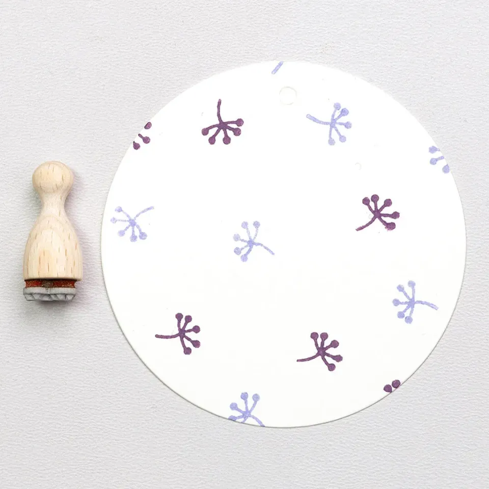 Perlenfischer Stempel Fünf Knospen mini 9 mm