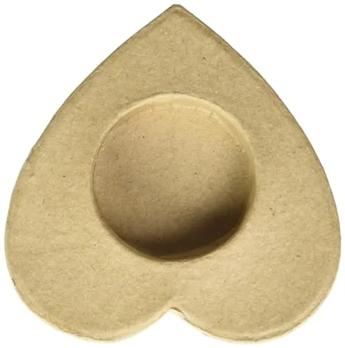 Décopatch AC688O Kerzenhalter Herz Pappmaché