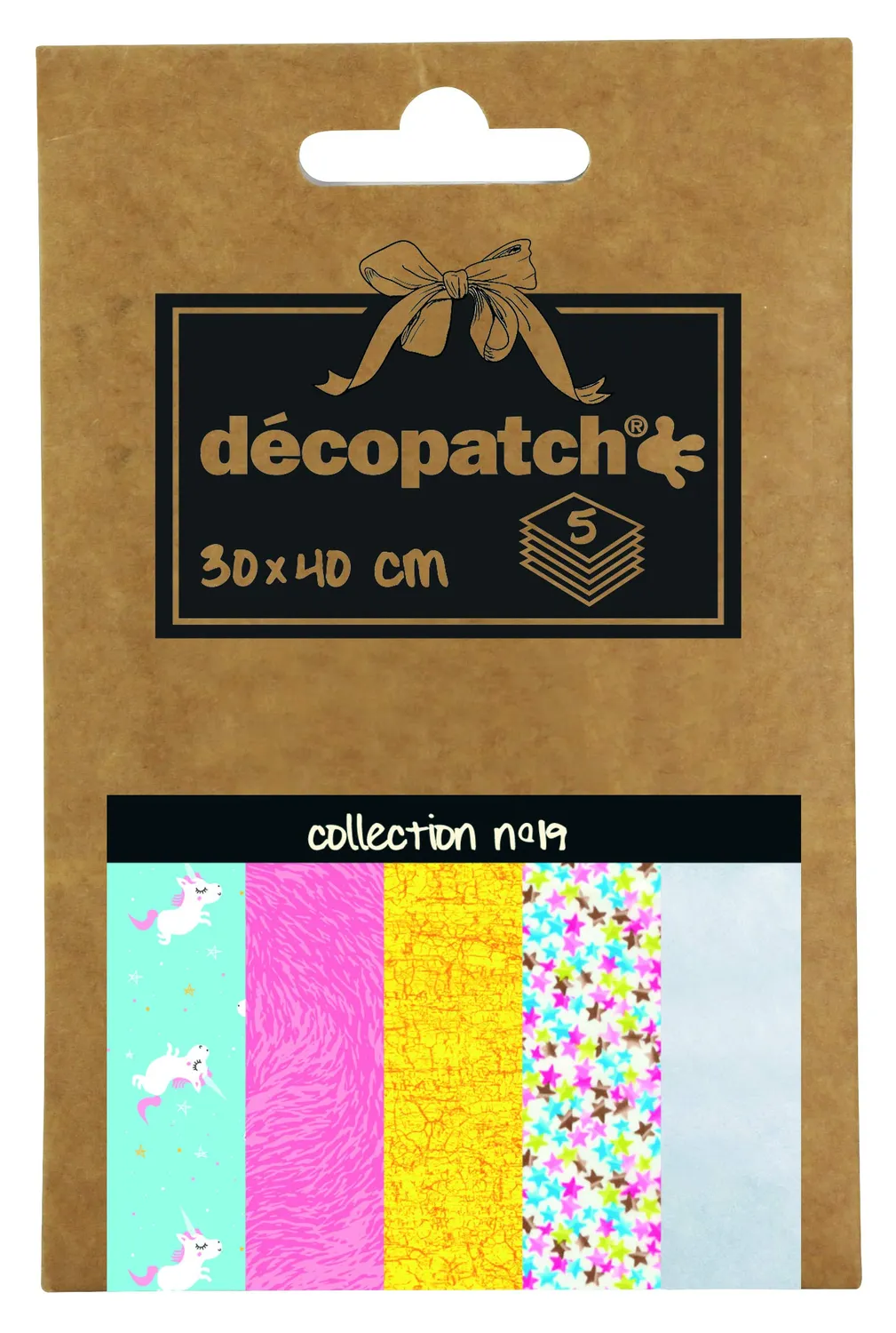 décopatch DP005O Décopatch Papier 5 Bogen Sortierung 5
