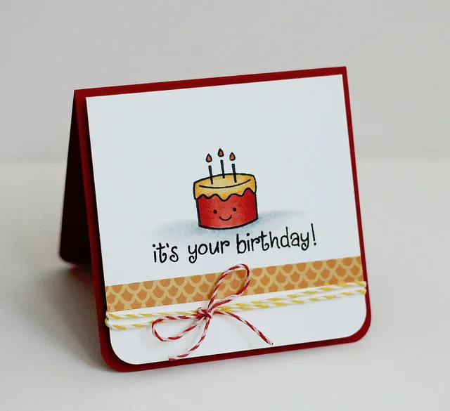Lawn Fawn Year Three Stempelset Geburtstag Mini