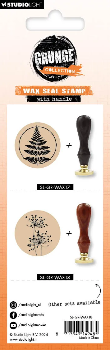 StudioLight Grunge Collection Wax Stamp Grunge Siegelstempel