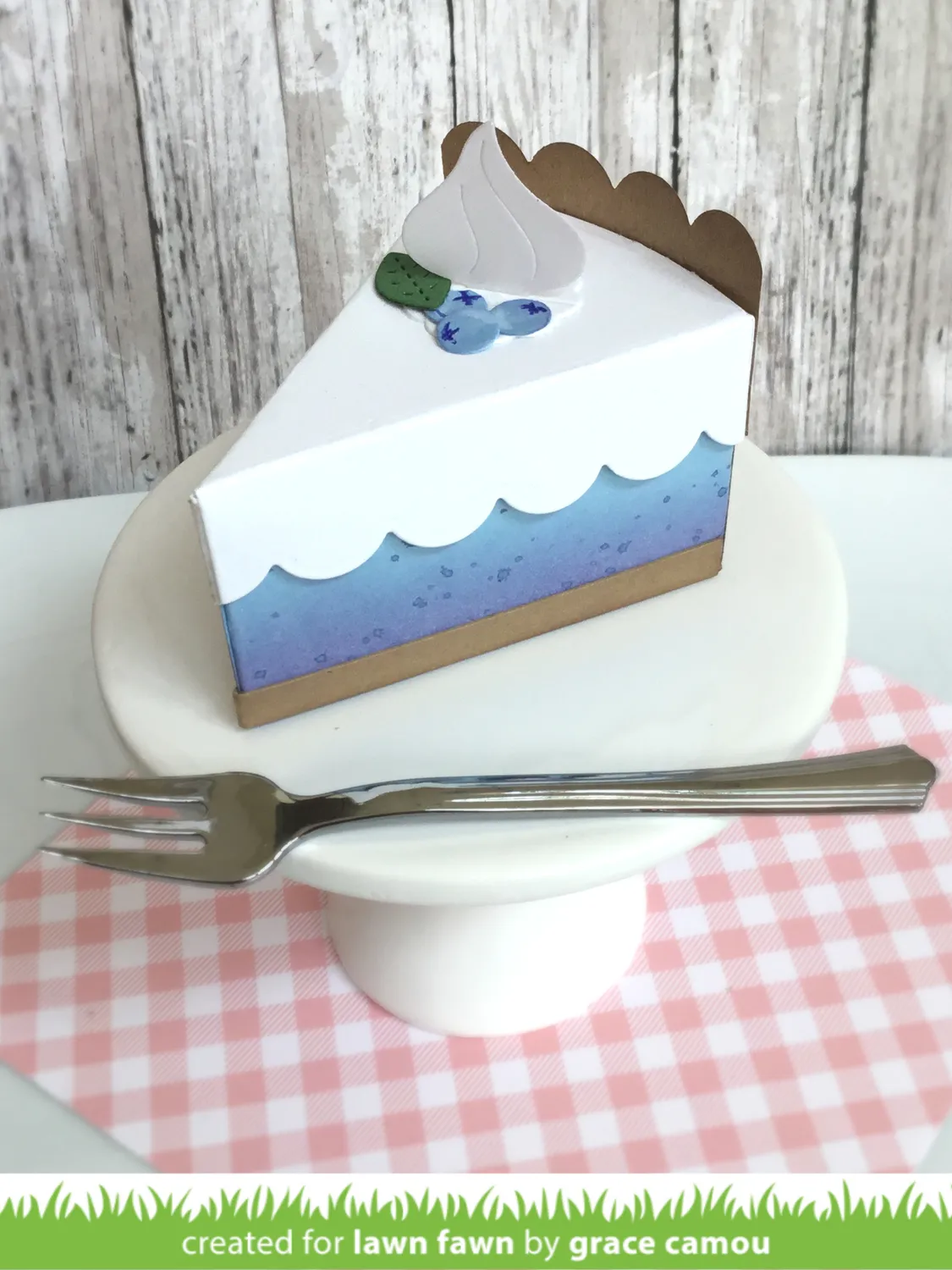 Lawn Fawn Cake Slice Box Pie Add-On Stanze LF2053