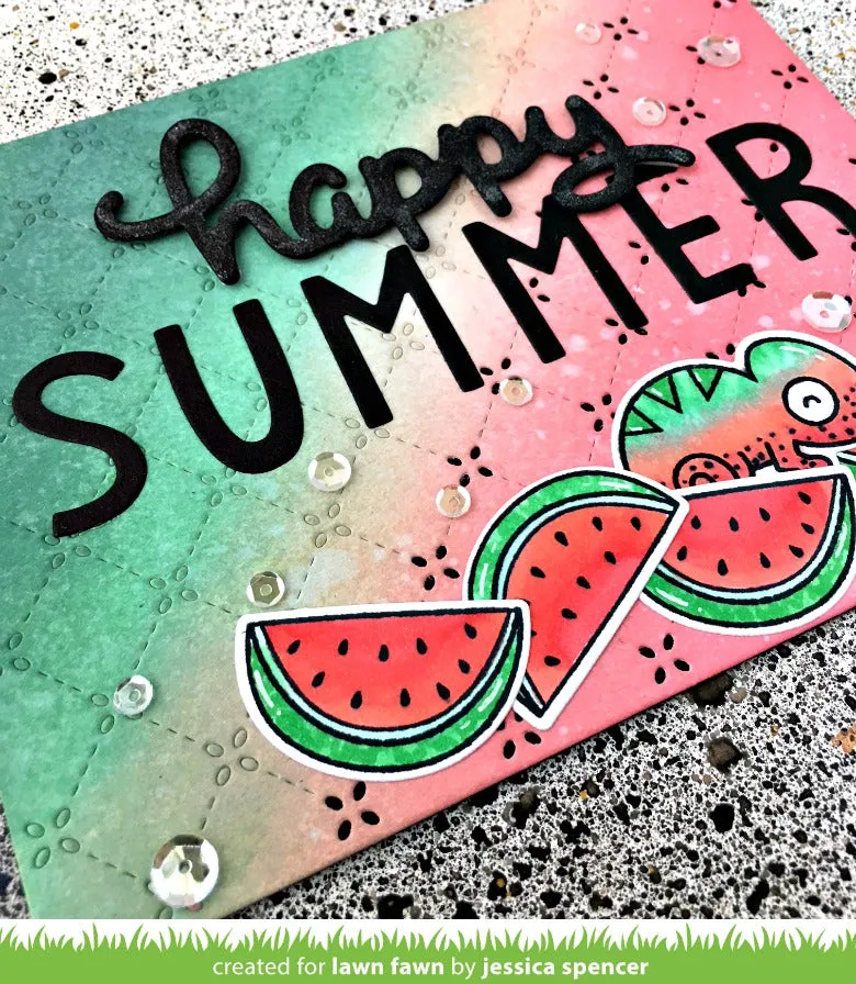 Lawn Fawn Happy Summer Stempelset 5-teilig Mini Sommer
