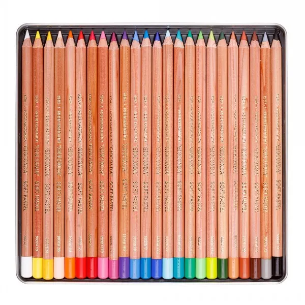 Gioconda Soft Pastel Pastellstifte 24er Set Blechdose