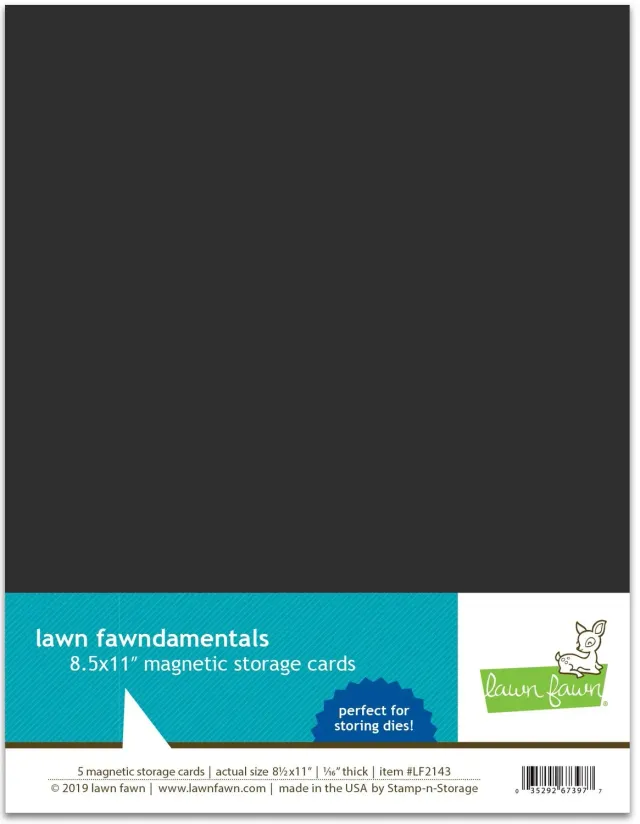Lawn Fawn LF2143 Magnetkarten 8,5x11" 5er Pack magnetisch