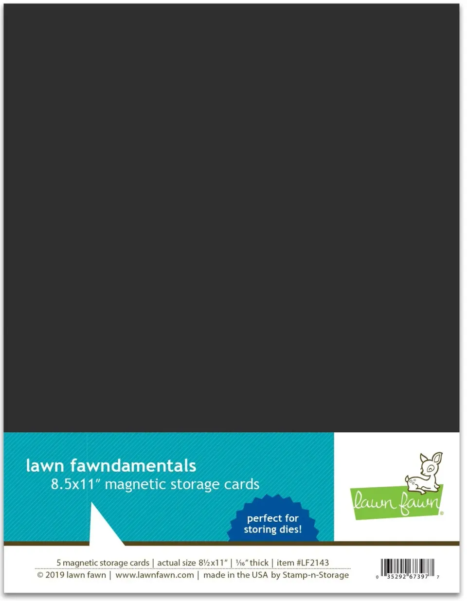 Lawn Fawn LF2143 Magnetkarten 8,5x11" 5er Pack magnetisch