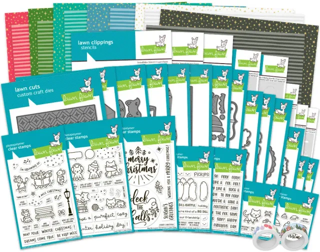 Lawn Fawn Winter 2025 Bundle Stempelset Komplett