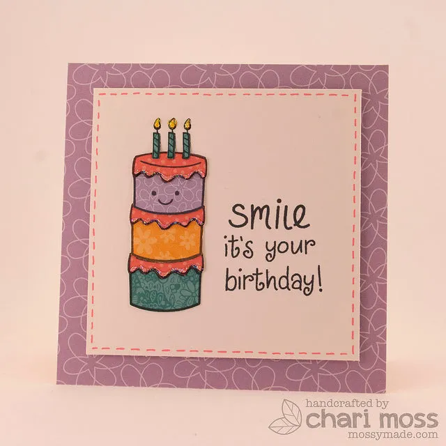 Lawn Fawn Year Three Stempelset Geburtstag Mini