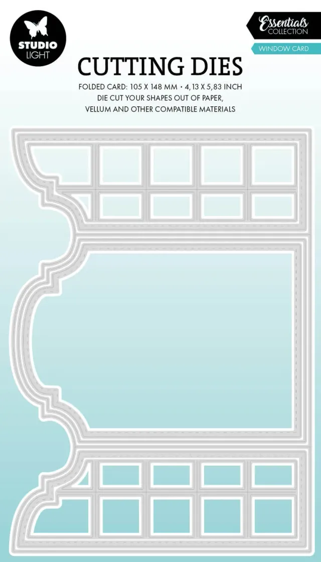 Studio Light Essentials Window folding cardshape Stanzschablone Fenster