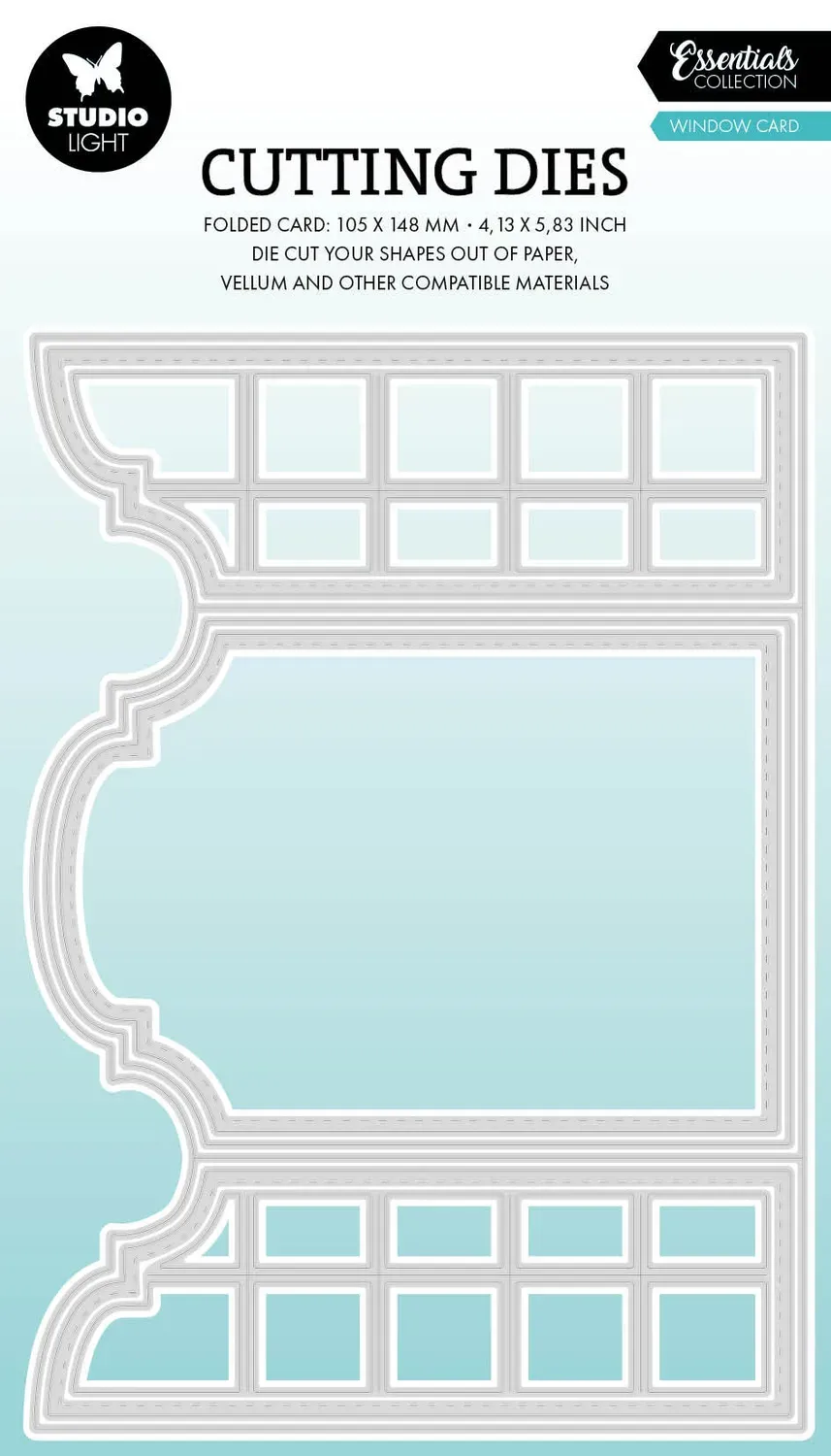 Studio Light Essentials Window folding cardshape Stanzschablone Fenster