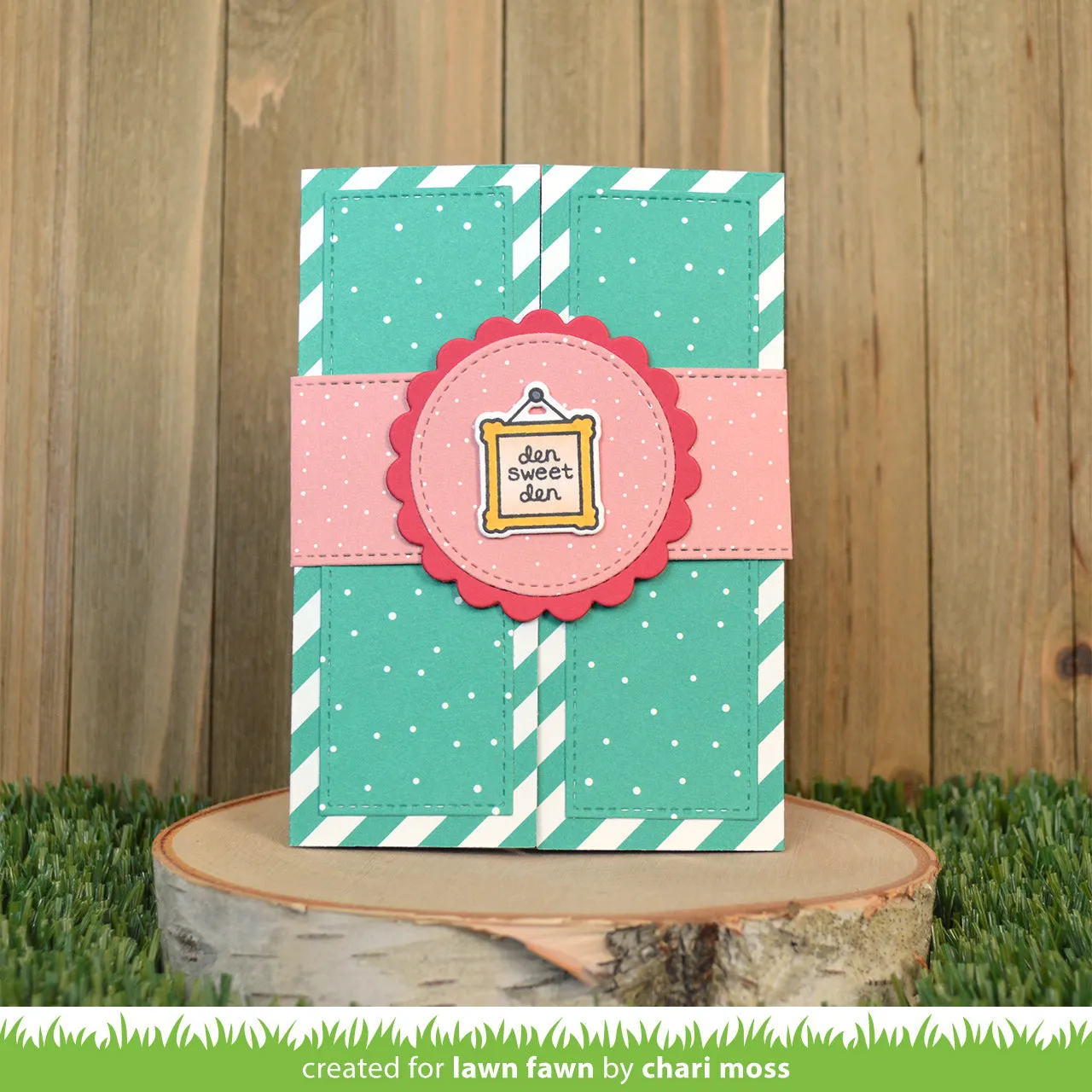 Lawn Fawn Lawn Cuts Shutter Card Stanzschablonen interaktiv