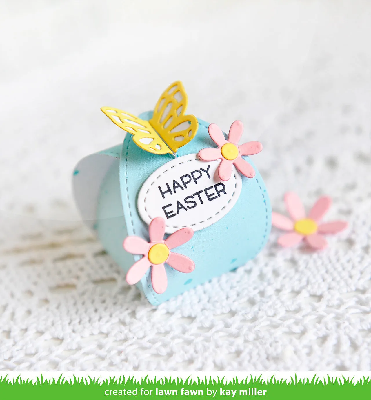 Lawn Fawn Butterfly Treat Box Stanzschablonen Box