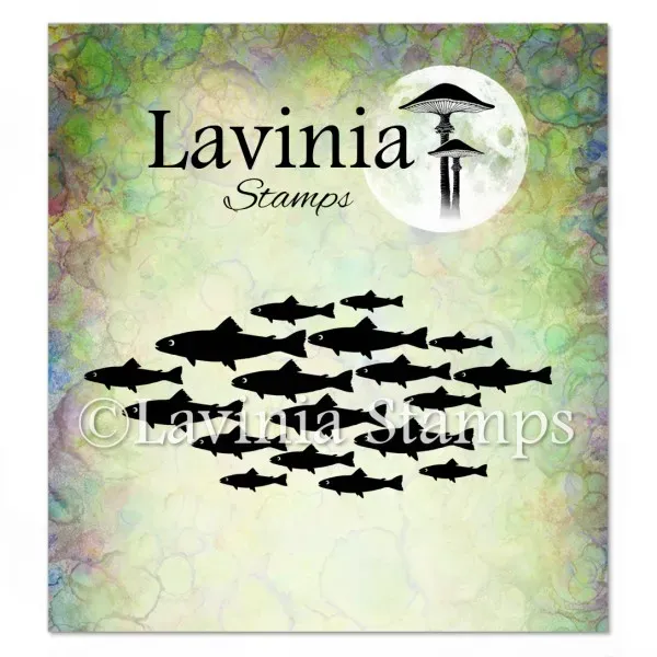 Lavinia-Stamps Shoal of Fish Stempel Fischschwarm fein