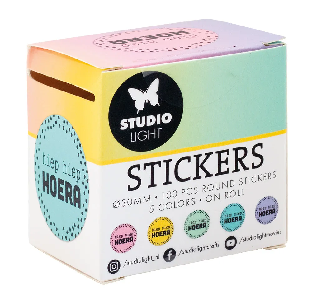 StudioLight Essentials Sticker Hiep Hiep Hoera Geburtstag