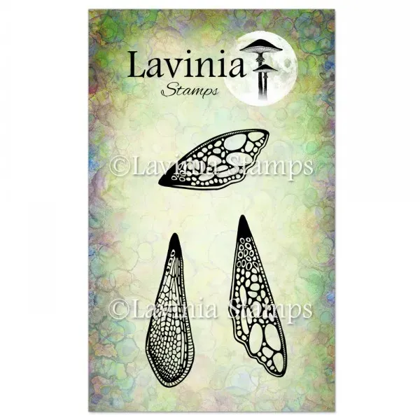Lavinia Stamps Moulted Wing Set Stempel Photopolymer