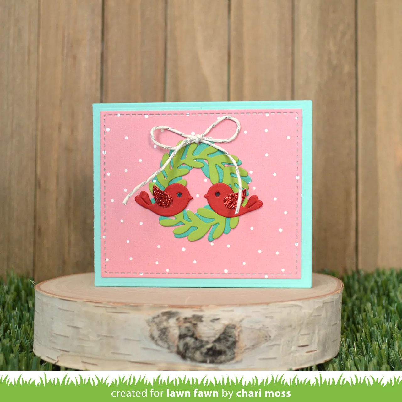 Lawn Fawn Center Window Heart Add-On Stanze