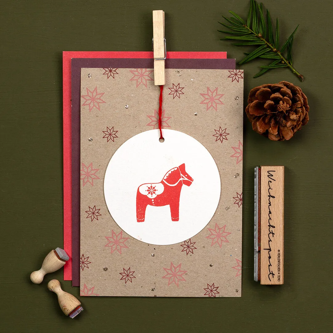 Perlenfischer Paperstar mini Stempel 10x10 mm Muster