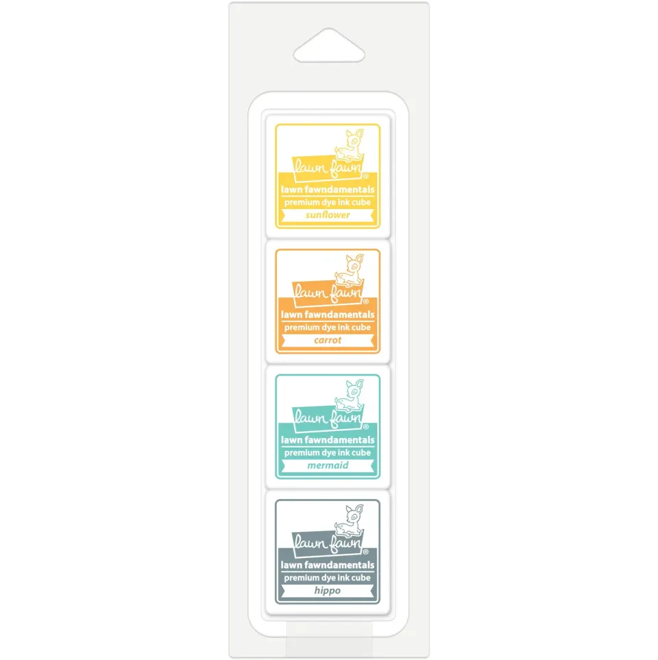 Lawn Fawn Tropical Island Ink Cube Pack Stempelkissen 4er