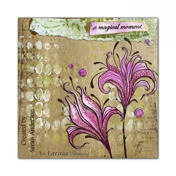 Lavinia Stamps Flower Divine 1 Stempel klar
