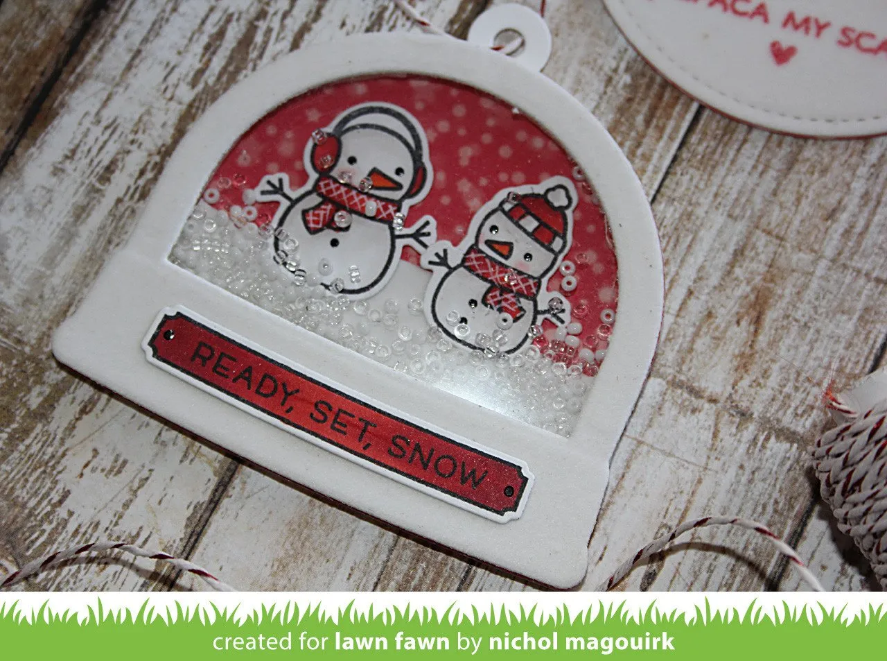 Lawn Fawn Ready Set Snow Stempelset Schneekugel Winter