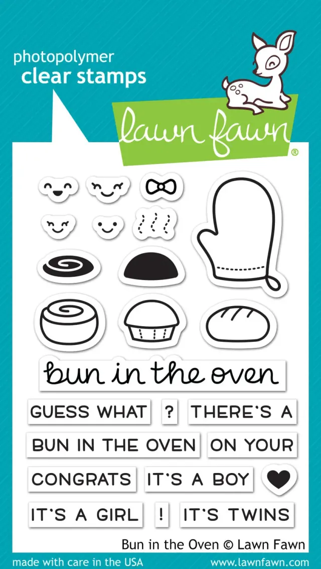Lawn Fawn Bun in the Oven Klarsichtstempel Baby