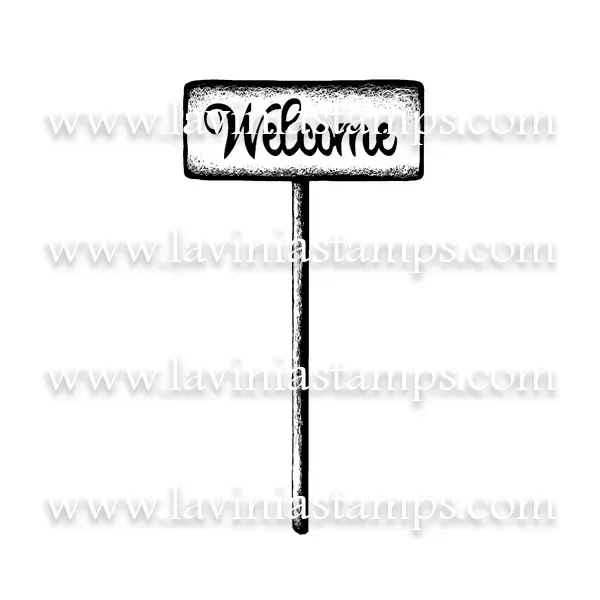 Lavinia Stamps Welcome Digitalmotiv Download Schriftzug