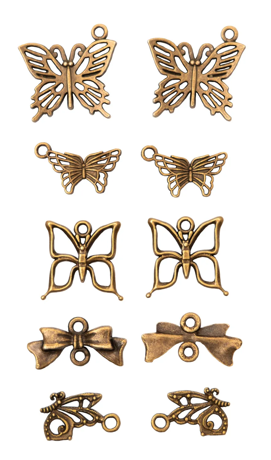 Studio Light Essentials Metallanhänger Butterfly 10 Stück